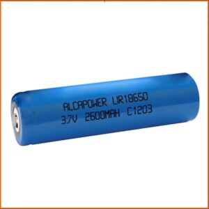Batteria Litio 18650 3,7V 2600mAh